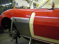 Fiat Dino Spider 2400 repair work